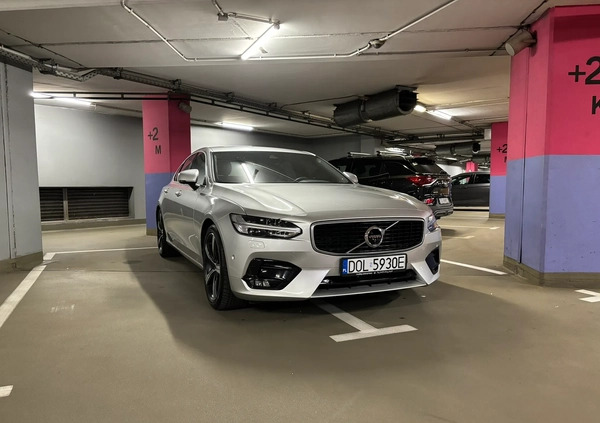 Volvo S90 cena 134900 przebieg: 75000, rok produkcji 2017 z Oleśnica małe 254